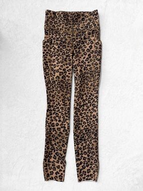 NWOT Lululemon Fast & Free HR Tight 25” 5 Pocket – True Leopard Multi – Size 4